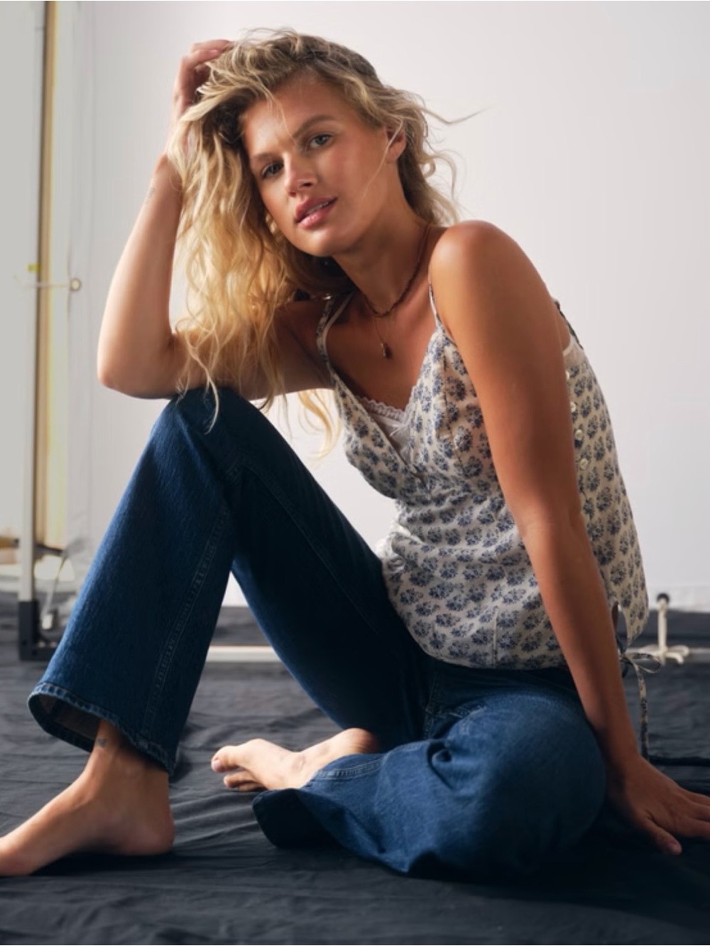 Abercrombie & Fitch Dark Blue Flare Jeans
